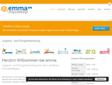 Tablet Screenshot of drogenberatung-emma.de